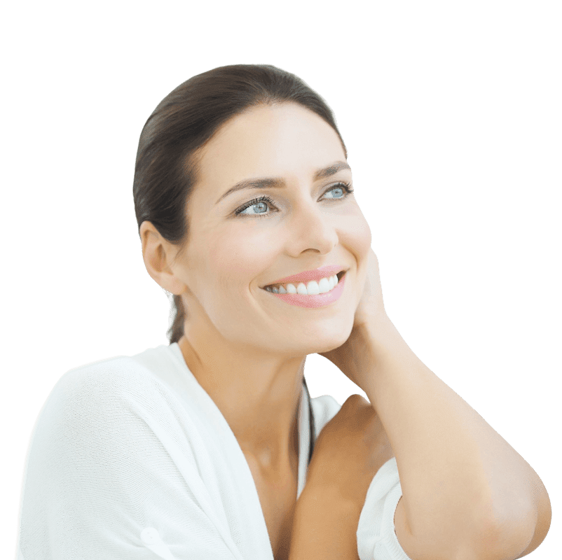 Middle aged woman smiling | Luxe Laser Medspa